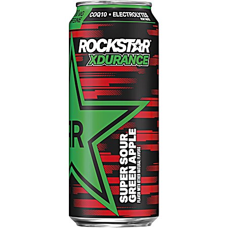 16 oz Xdurance Super Sour Green Apple Energy Drink