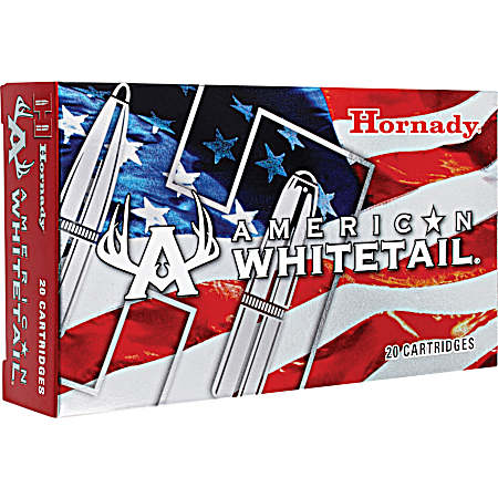.308 Winchester Magnum American Whitetail 165 Grain Soft Point InterLock Rifle Cartridges- 20 Rounds