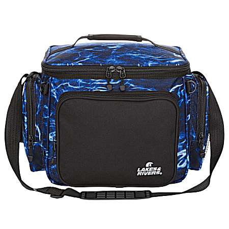 Mossy Oak Aqua Marlin Pro Series Tackle Bag w/ 4 Med Boxes