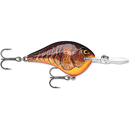Dark Brown Crawdad Dives-To Series Crankbait