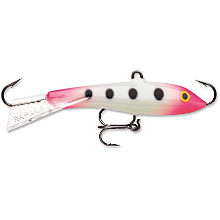 Glow Pink Squirrel Jigging Rap