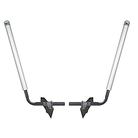 40 in. White Angled Post Guide-On