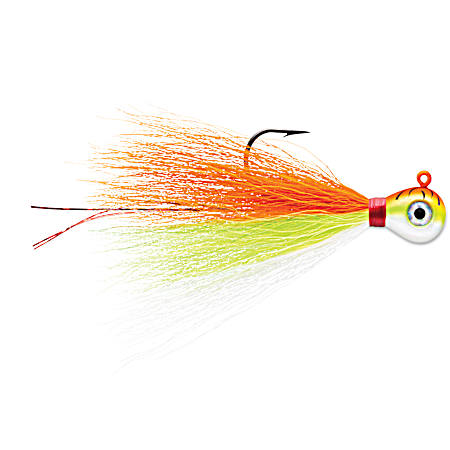 Orange Fire UV Bucktail Jig
