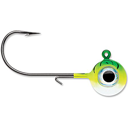 Green Fire UV Neon Moon Eye Jig