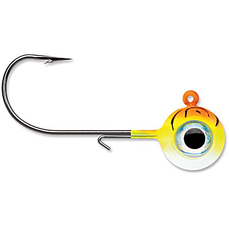 Orange Fire UV Neon Moon Eye Jig