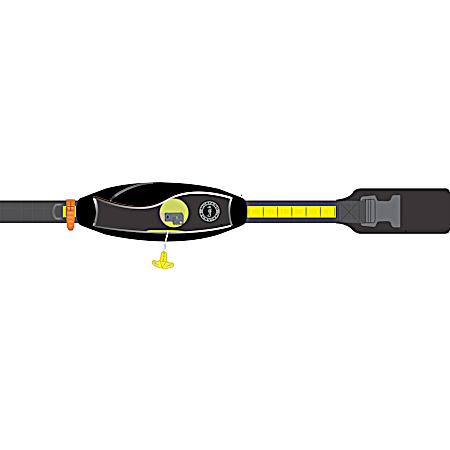 Black/Gray Universal Fluid Manual Inflate Belt Pack 
