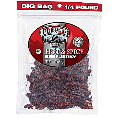 4 oz Hot & Spicy Beef Jerky