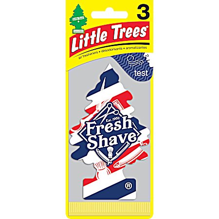 Fresh Shave Tree Air Freshener - 3 Pk