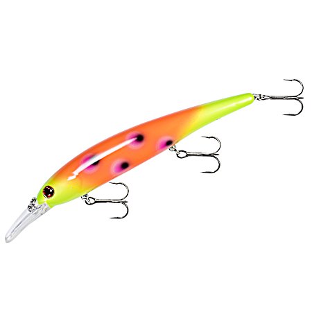 Chartreuse Orange Chartreuse Head Walleye Shallow Crankbait