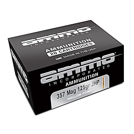 .357 Magnum 125 Grain JHP Signature Cartridges - 20 Rounds