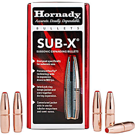 30 Cal .308 190 Gr Sub-X Cartridges