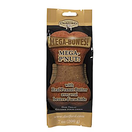 Mega-Bones! 7 oz Mega-P'Nut Dog Treat
