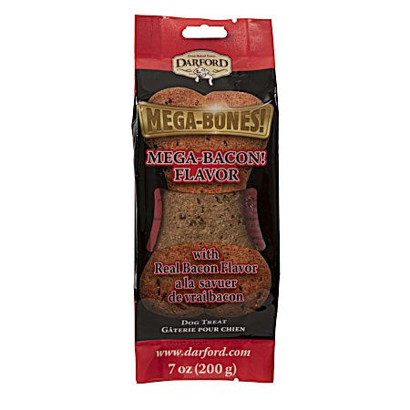 Mega-Bones! 7 oz Mega-Bacon! Dog Treat