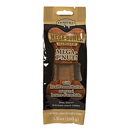 Mega-Bones! Junior 3.5 oz Mega-P'Nut Dog Treat