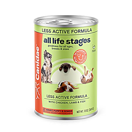 All Life Stages Less Active Formula w/ Chicken Lamb & Fish Wet Dog Food
