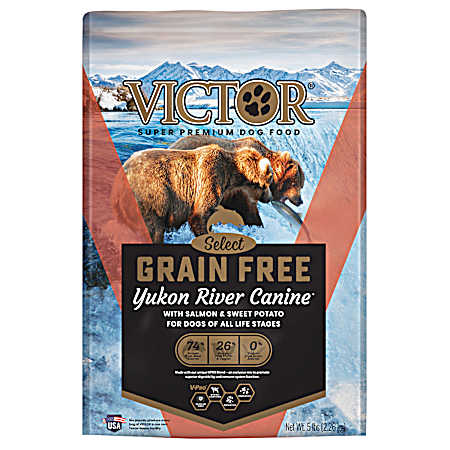 Select Grain-Free Yukon River Canine Salmon & Sweet Potato for All Life Stages Dry Dog Food