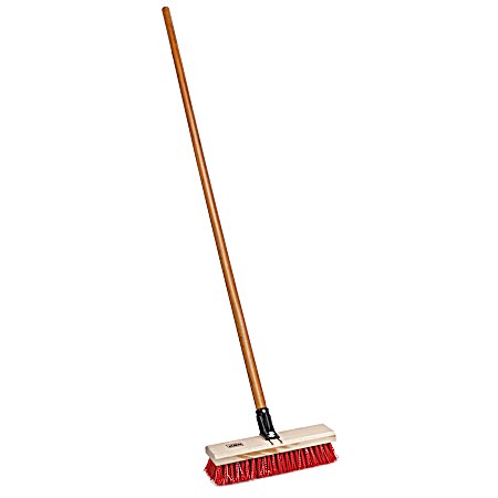 12 in Red Stiff All-Purpose Implement Cleaning Brush