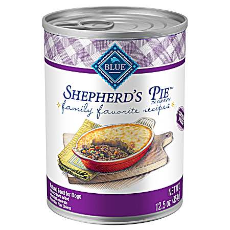 Adult Family Favorite Recipes Shepherd's Pie in Gravy Wet Dog Food