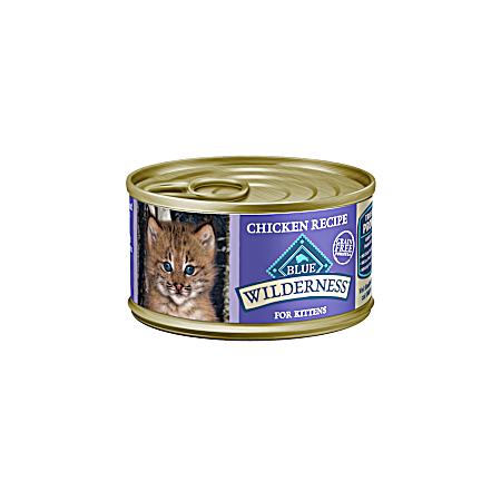 Wilderness Kitten Grain-Free Chicken Wet Cat Food, 3 oz Can