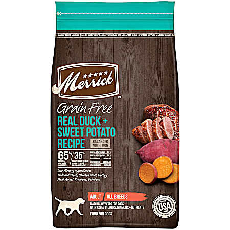 Grain-Free Real Duck & Sweet Potato Recipe Dry Dog Food
