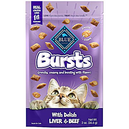 Bursts Liver & Beef Cat Treats