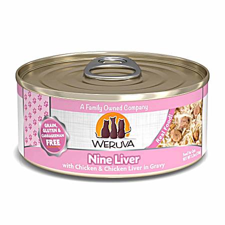 Nine Liver w/ Chicken & Chicken Liver in Gravy Cat Food