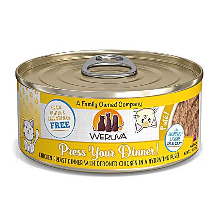 Press Your Dinner Chicken Breast w/ Deboned Chicken Pâté Cat Food