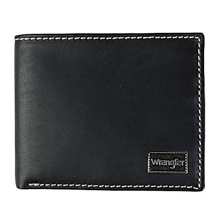 Men's Brown Bifold Wallet w/ Metal Ornament
