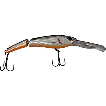 Black Silver T-Boned Unhinged Crankbait