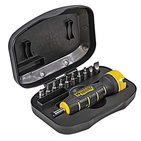 Wheeler Digital Gun FAT Torque Wrench Screw Driver with 10 Bit Set Kit - 710909