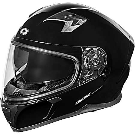 Adult CX390 Matte Black Full-Face Helmet