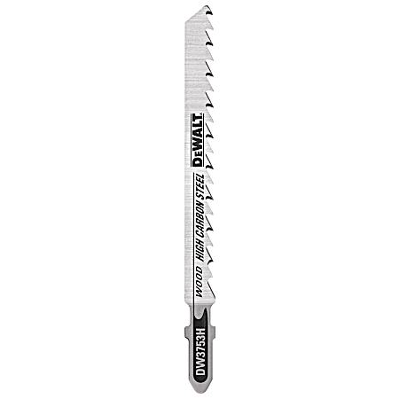 4 in. 6 TPI Fast Clean Wood Cutting Jig Saw Blade HCS T-Shank (5-Pack)