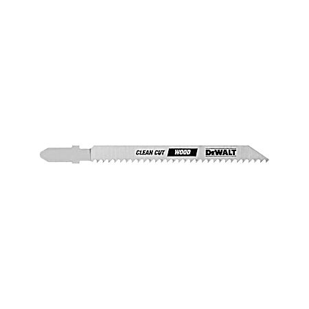 4 in. 10 TPI Fine Finish Wood Cutting Jig Saw Blade HCS T-Shank (5-Pack)