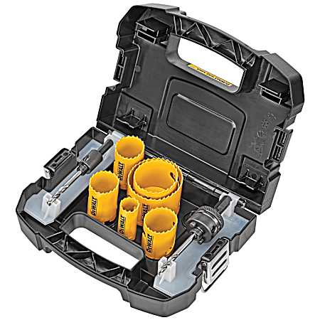 Electrician's Heavy-Duty Bi-Metal Hole Saw Kit - 9 Pc