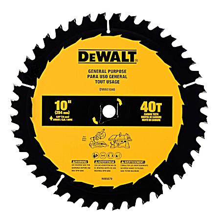 10 in 40T General Purpose Saw Blade