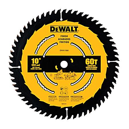 10 in 60T Finish Saw Blade