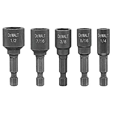 Dewalt Imapct Ready 5-Piece Magnetic Nut Driver Bit Set (DW2235IR)