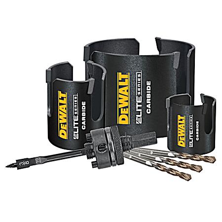 Carbide Multi-Material Hole Saw Set - 7 Pc
