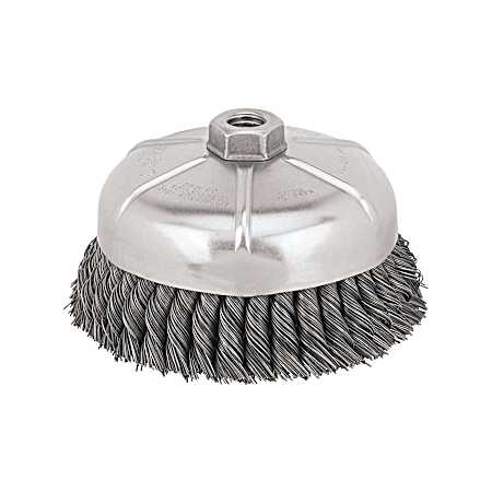 DEWALT Wire Cup Brush, Knotted, 6-Inch (DW4917)