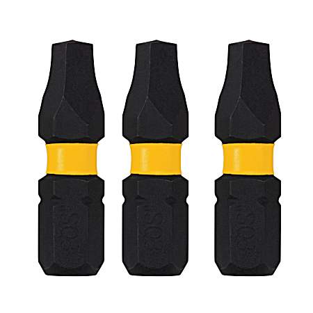 DEWALT Flextorq 3-Piece 1/4-in x 1-in Square/Robertson