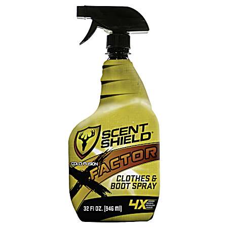 32 oz Cold Fusion X-Factor Clothes & Boot Spray
