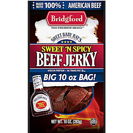 10 oz Sweet Baby Ray's Sweet N Spicy Beef Jerky