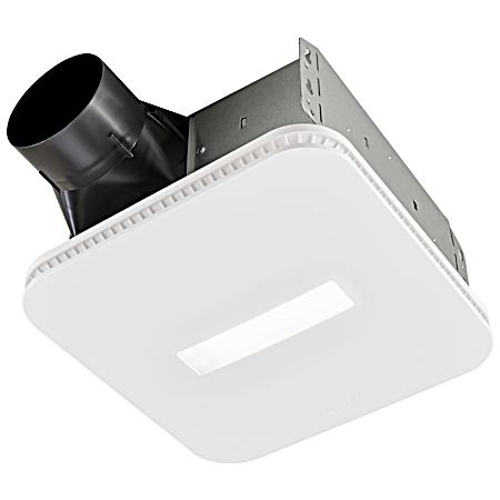 80 CFM Roomside Bath Exhaust Fan w/ CleanCover LED Light