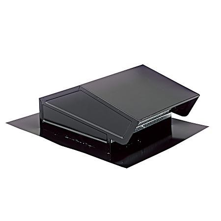 Steel Roof Cap 3-1/4 in x 10 in or Up To 8 in Round Duct w/ Backdraft Damper & Bird Screen
