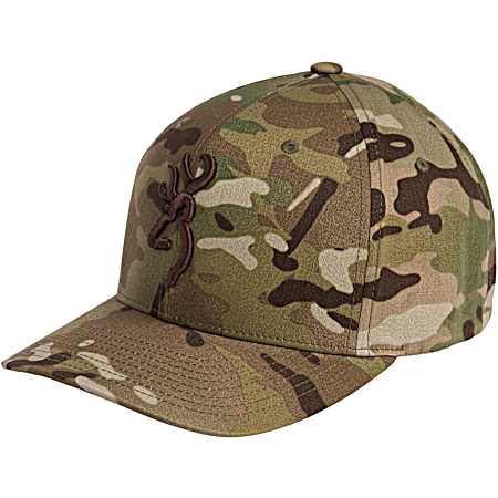 Adult Phantom Pro Flexfit Multi Camo Cap