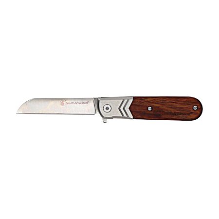 2.75 in Sheepsfoot Blade Rosewood Executive Barlow Wood Folding Knife