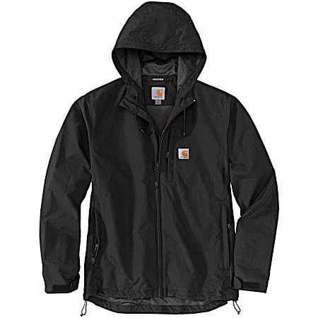 Men's Rain Defender Black Lightweight Jacket