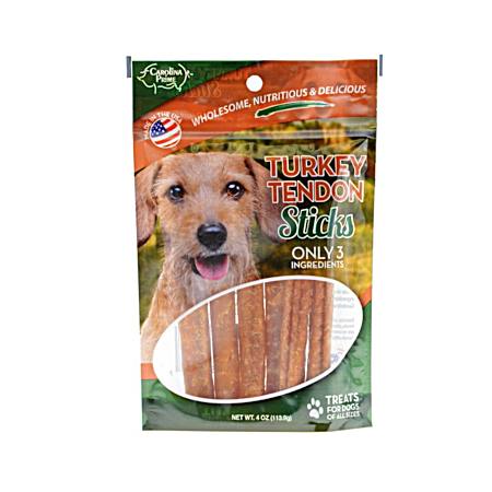 4 oz Turkey Tendon Sticks Dog Treats