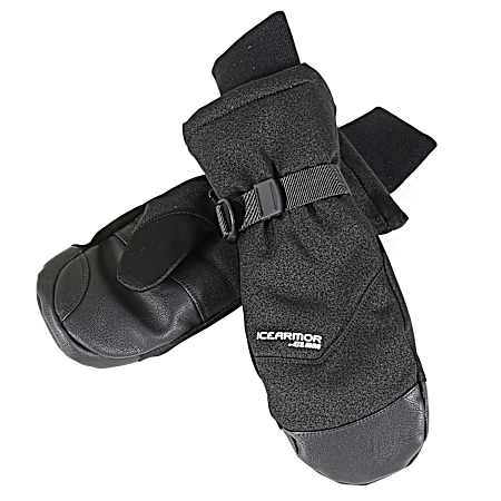 Adult Black Extreme Ice Fishing Mitts