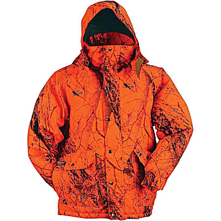 Men's Deer Hunter Naked North/Blaze Orange Heavyweight Parka